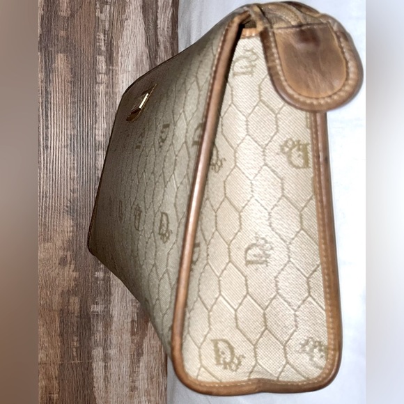 Christian Dior Authentic Vintage Clutch leather trim with authentication - Picture 10 of 10